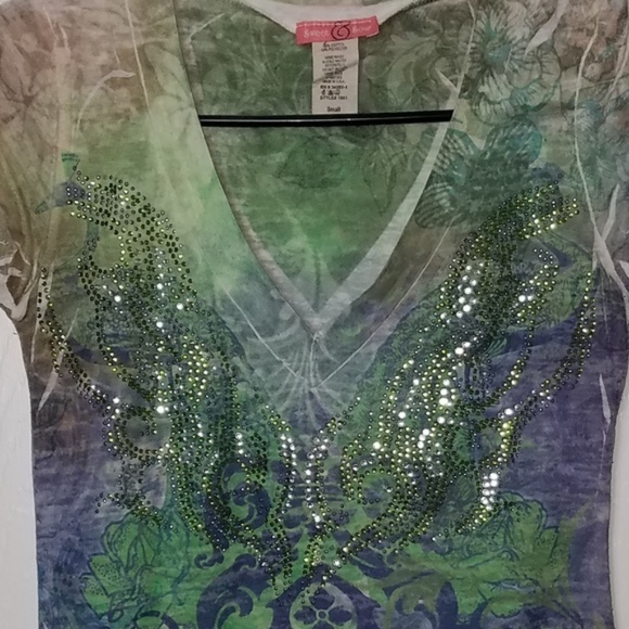 Rhinestone Embellished Tee - Picture 3 of 5